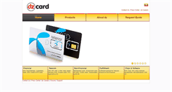 Desktop Screenshot of dzcard.com
